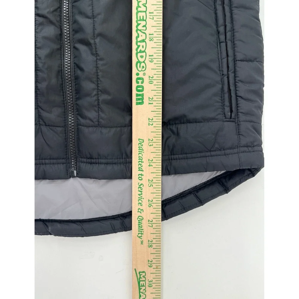 Nat Nast Mens Black Quilted Puffer Vest Full Zip Stand Collar Small‎ RN 136581